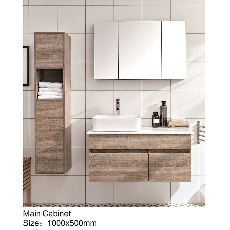 MF2005 wooden decor bathroom cabinet