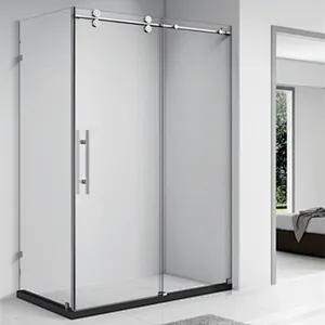 SC010 stainless frame shower screen