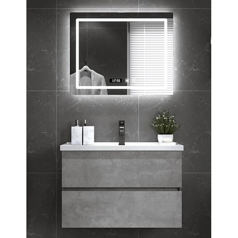 Barton 01 modern grey bathroom cabinets