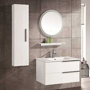 PV2003 PVC white bathroom cabinet