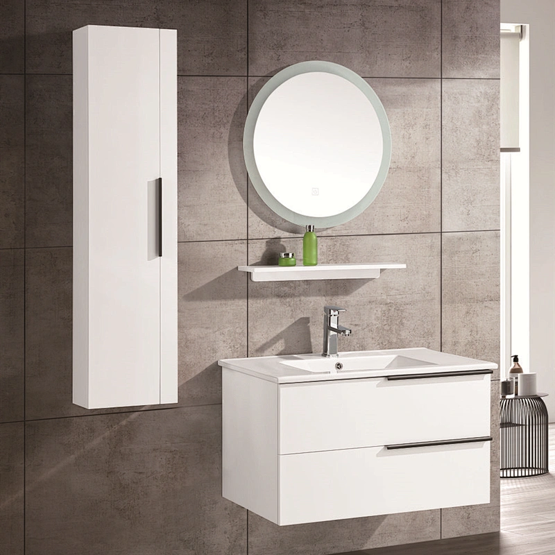 PV2003 PVC white bathroom cabinet