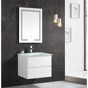 PV2015 glass-basin bathroom vanity