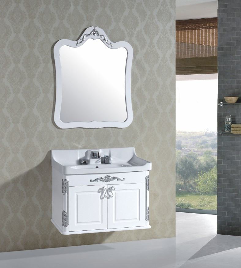 pvc traditonal bathroom cabinets