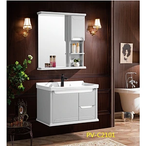 pvc wall hung bathroom cabinet