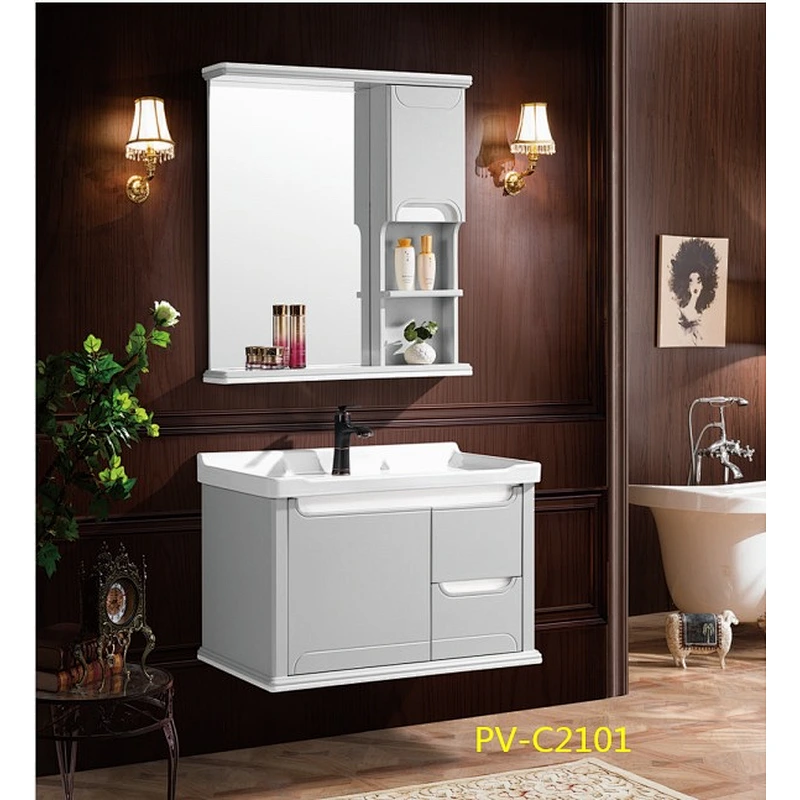 pvc wall hung bathroom cabinet