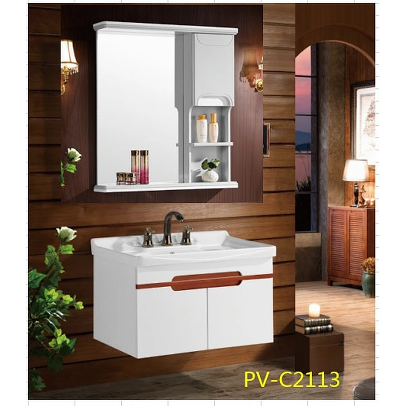 pvc wall hung bathroom cabinet