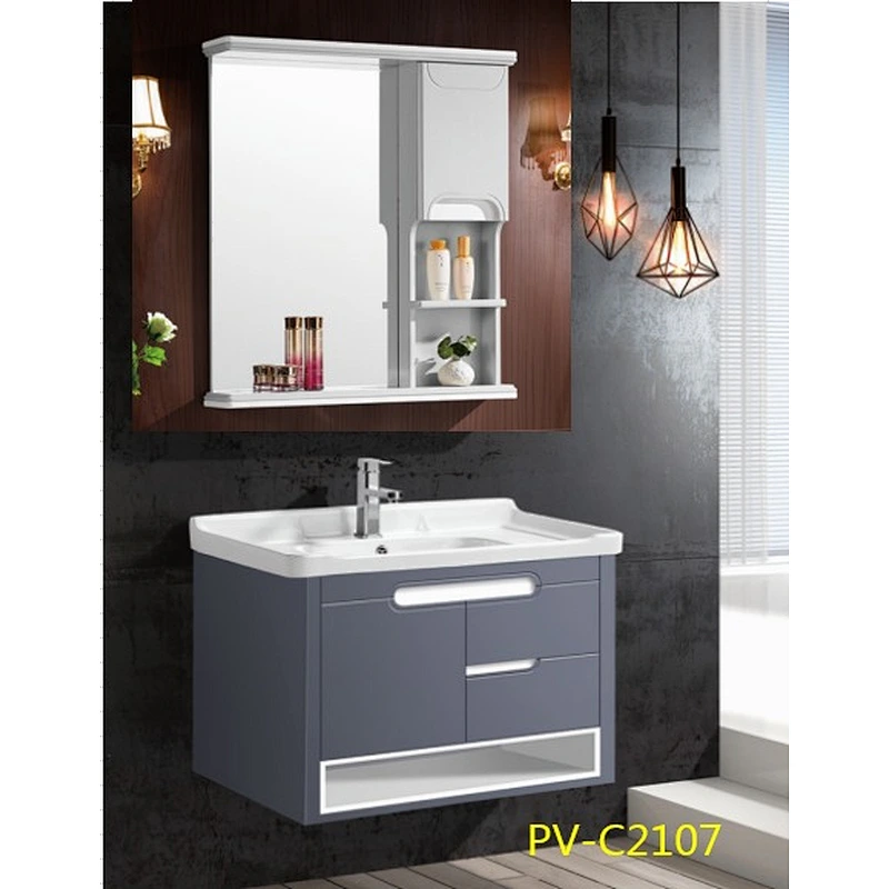 pvc wall hung bathroom cabinet