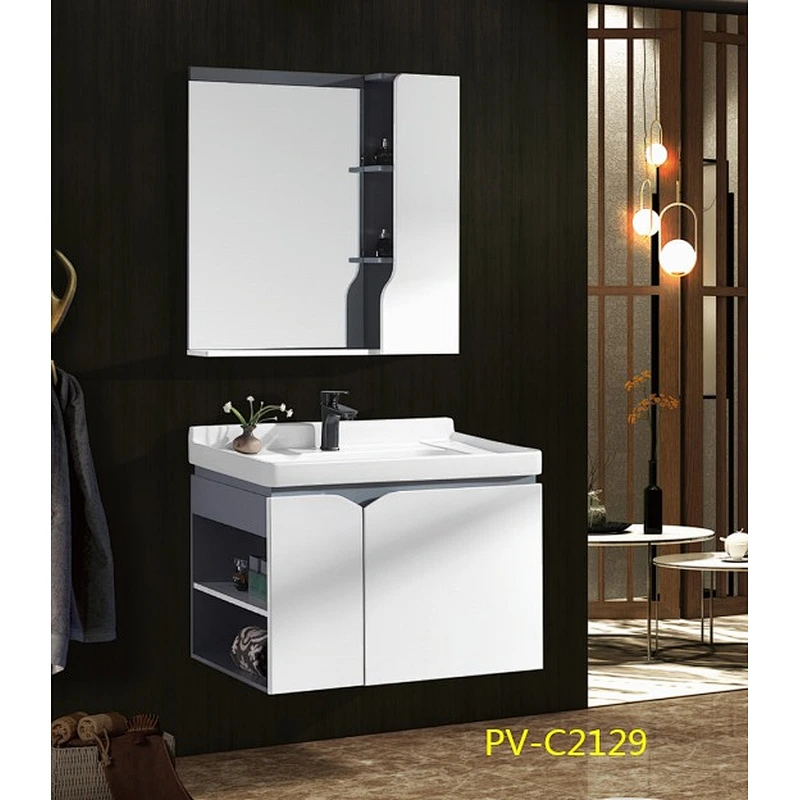 pvc wall hung bathroom cabinet