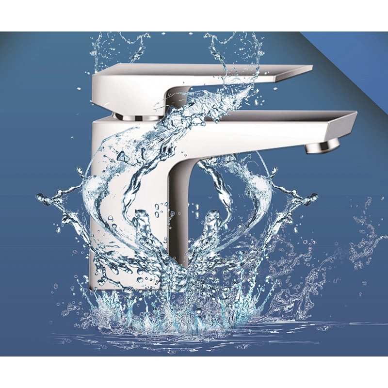 8893-10SQ-S Watermark single lever BASIN MIXER