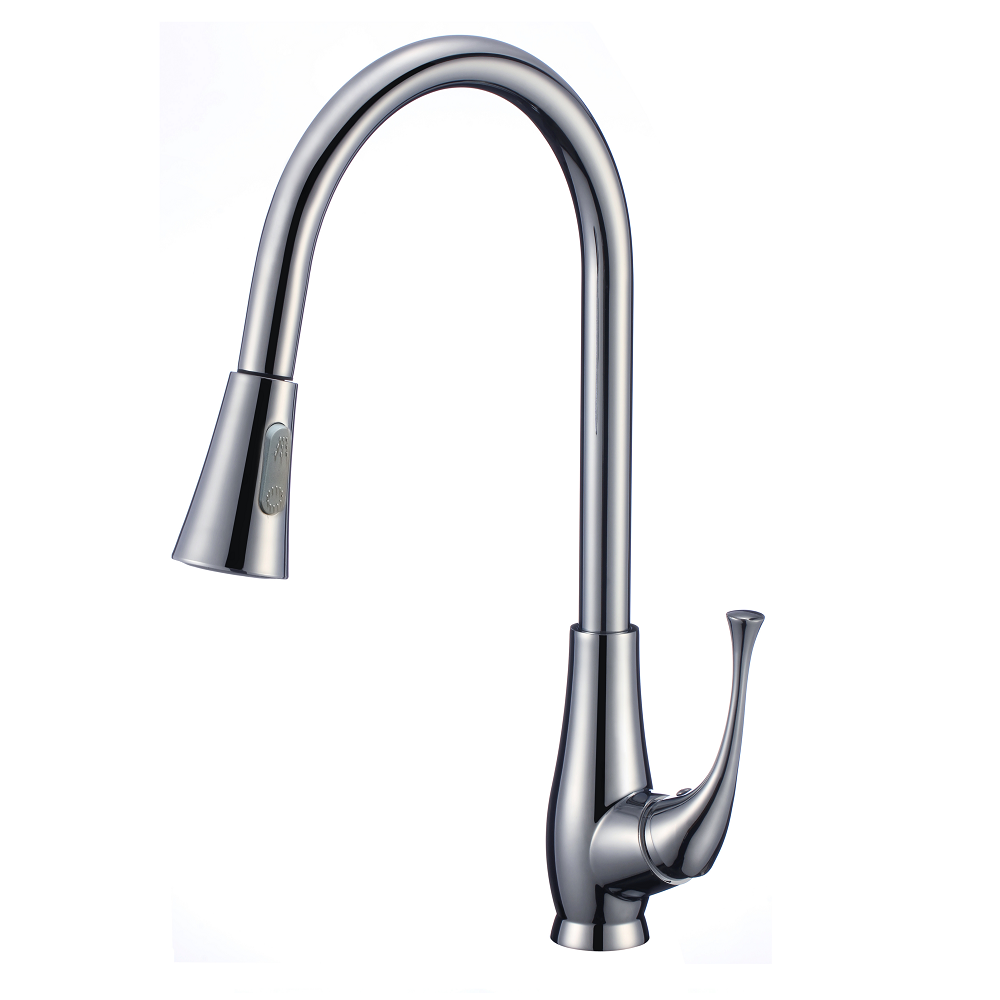 KM016-NICKEL BRUSHED kitchen mixer