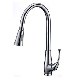 KM016-NICKEL BRUSHED kitchen mixer