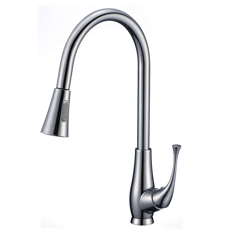 KM016-NICKEL BRUSHED kitchen mixer