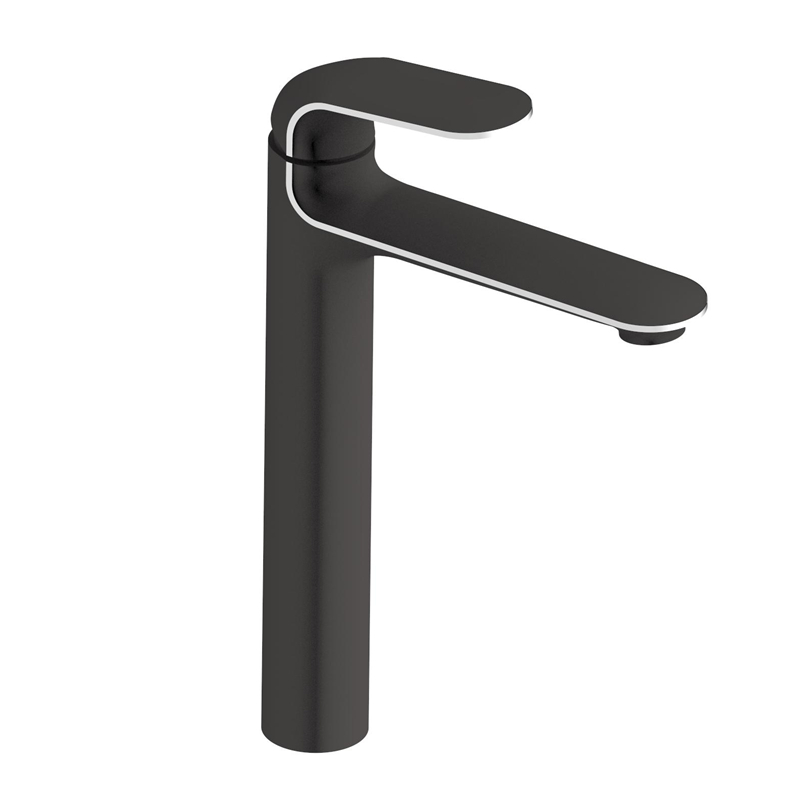 A20030 Black high-body basin mixer-CE AND ACS APPROVED