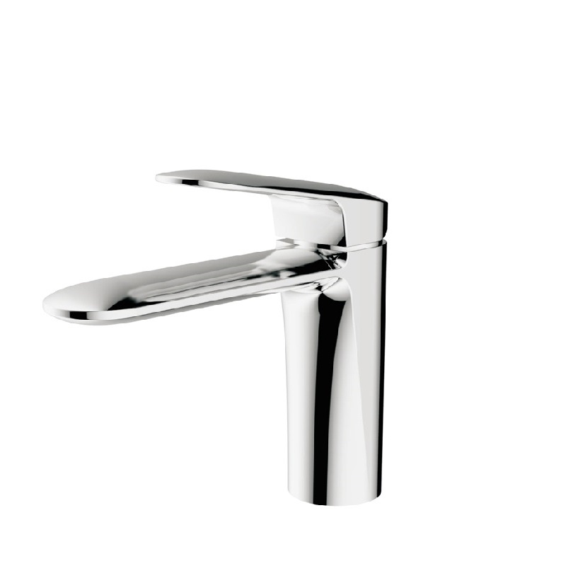 A20019 single handle chrome basin mixer