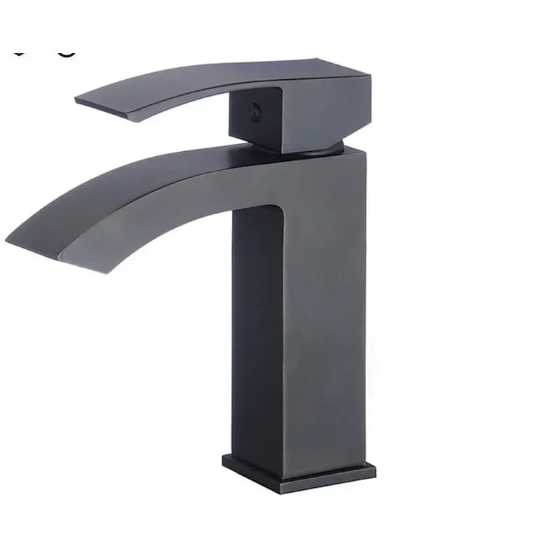 BM010 high-body black basin mixer