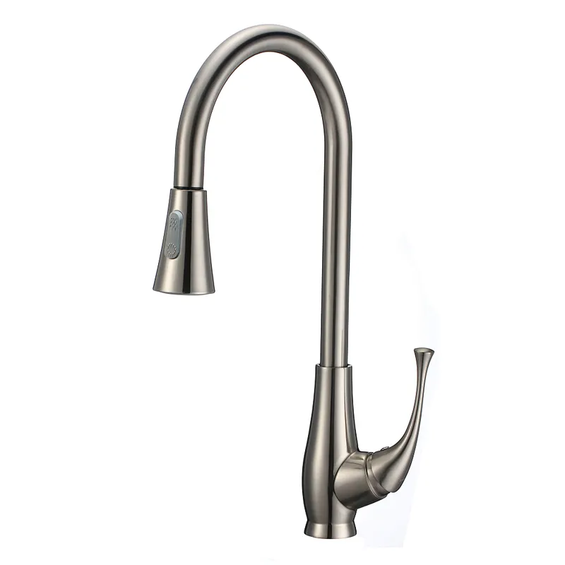 KM016-NICKEL BRUSHED kitchen mixer