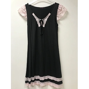 90%viscose 10%elastane knitted nighwear 20008
