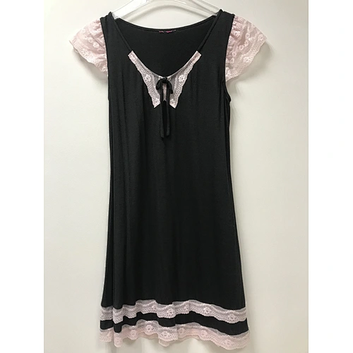 90%viscose 10%elastane knitted nighwear 20008
