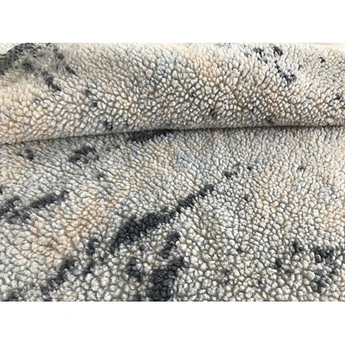 Tie Dyed Big Particle Shearling Fur