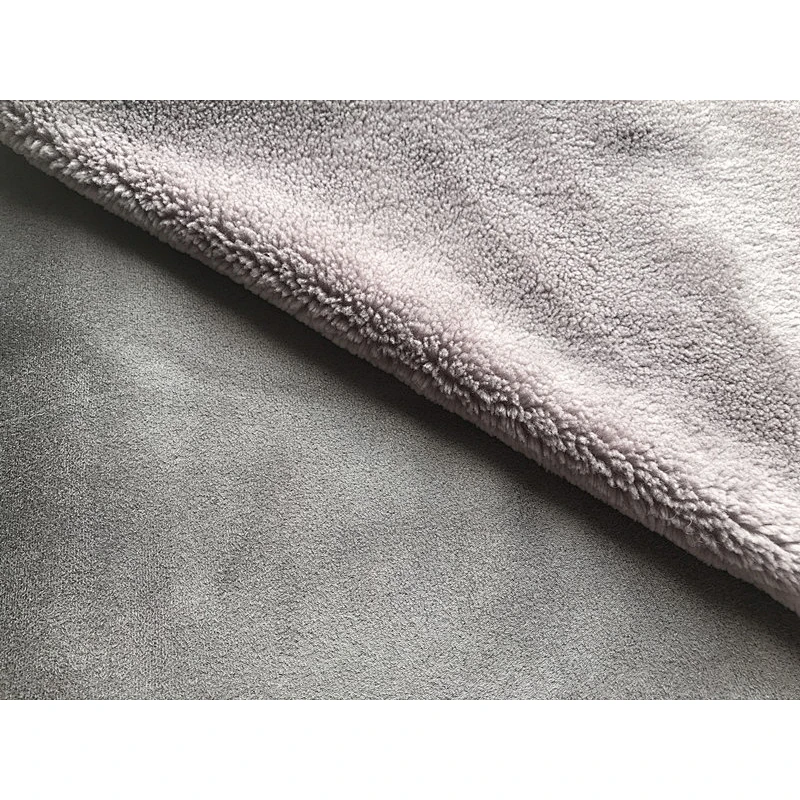 Suede Bonded With Sherpa