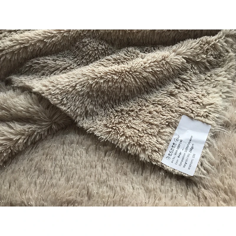 Plush Fur With Gold Lining