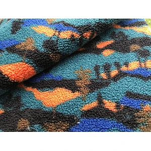 Colorful Print Sherpa