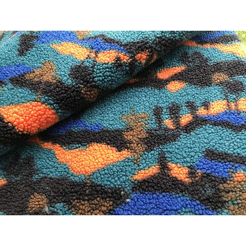 Colorful Print Sherpa