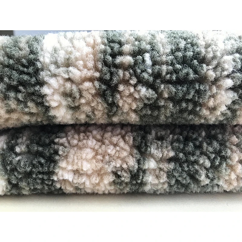 Fleece Print Teddy Fur