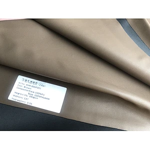 Two ways stretch artificial leather for dress