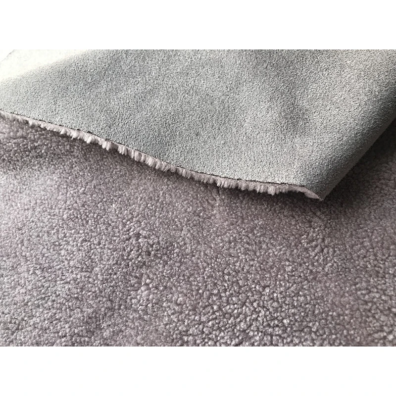 Suede Bonded With Sherpa