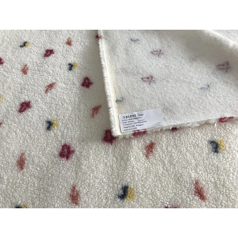 Soft Print Shearling