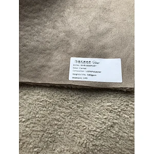 Big particle sherpa bonded with suede