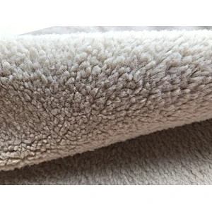 Big particle sherpa bonded with suede