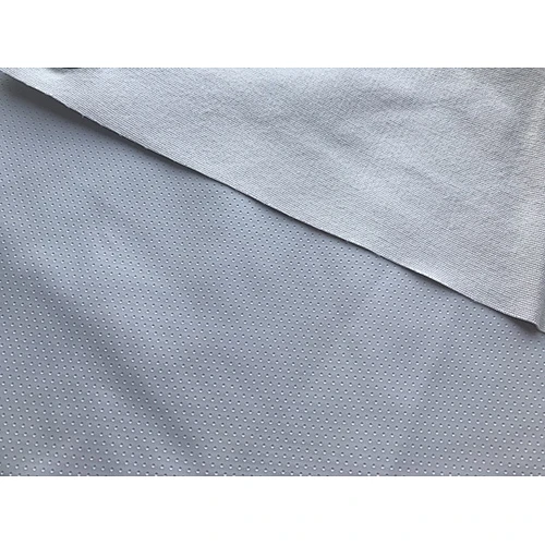 Fake Punching Leather in White