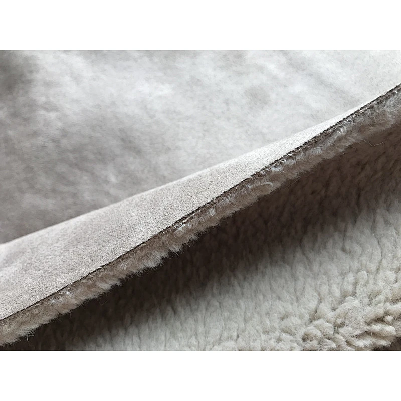 Big particle sherpa bonded with suede