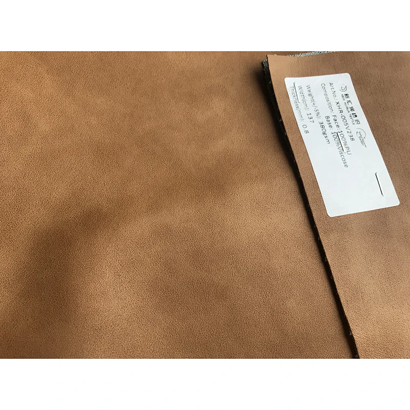 Garment wash double color artificial leather