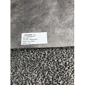 Teddy Fur bonding with foil suede