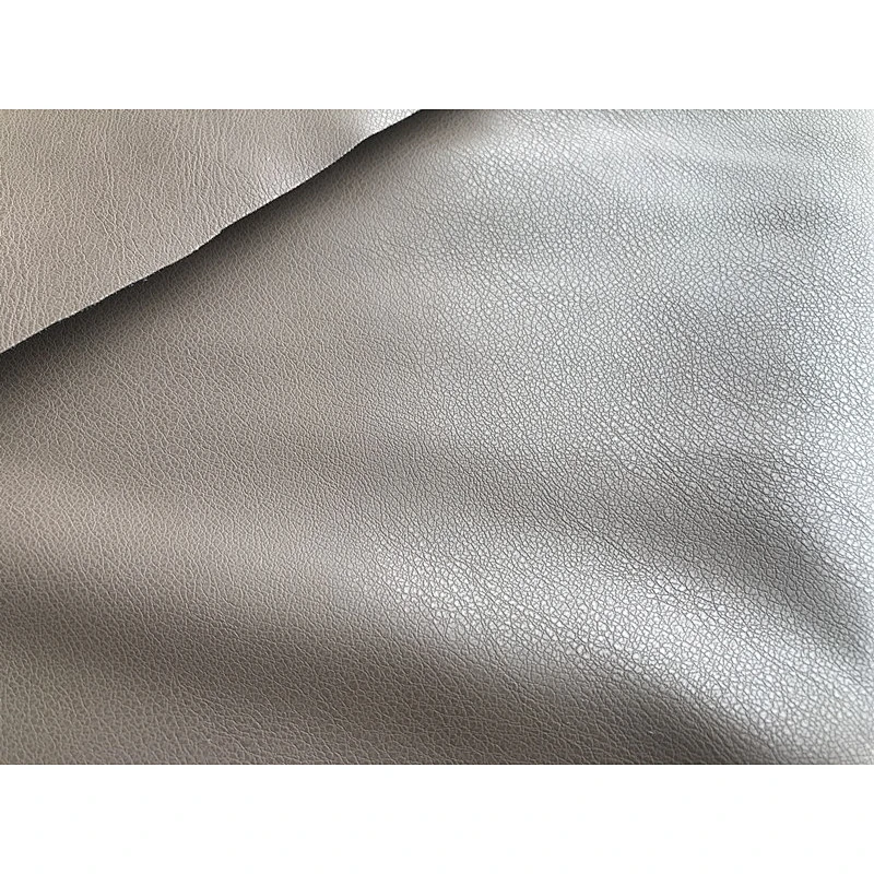 Two ways stretch artificial leather for dress