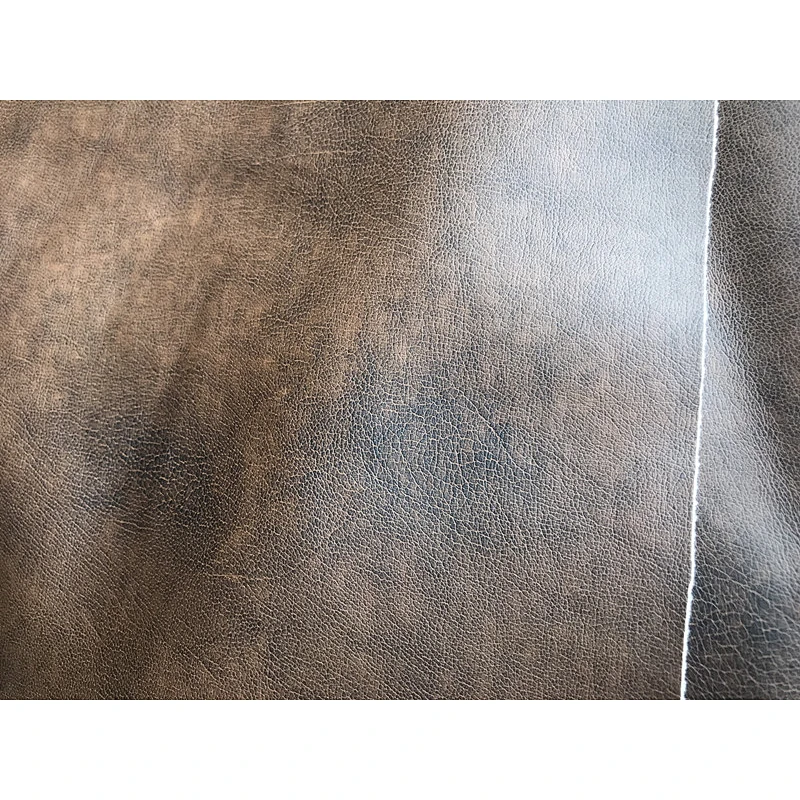 Double color washed Leather
