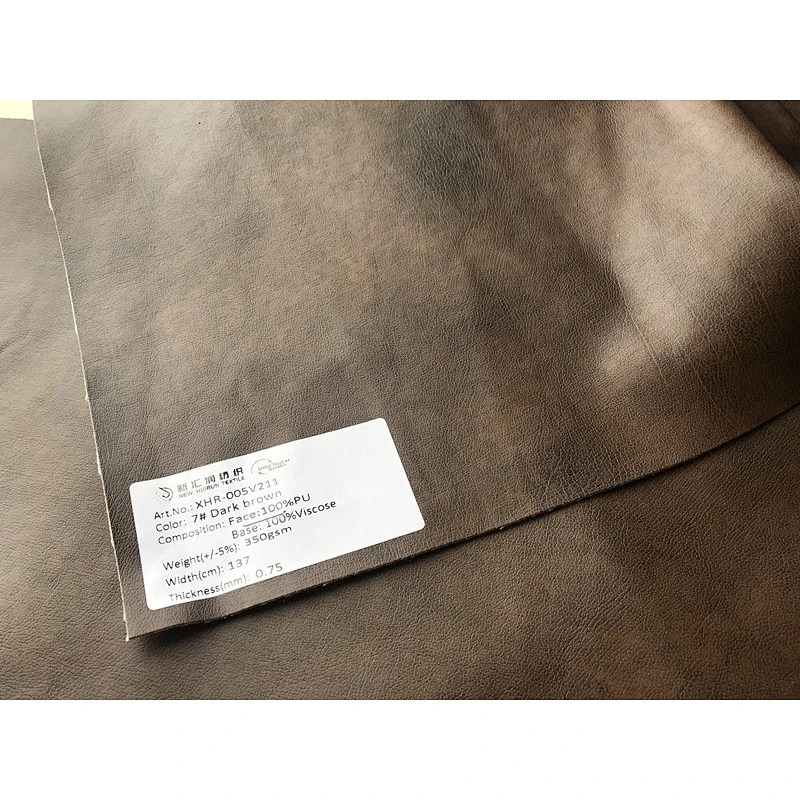 Double color washed Leather