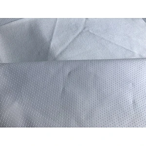 Fake Punching Leather in White