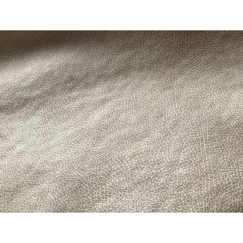 Hami melon Pattern suede bonded with curly fur