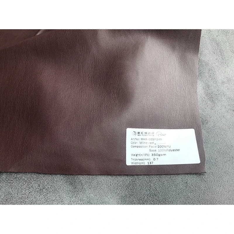 Artificial Leather with Soft Suede base
