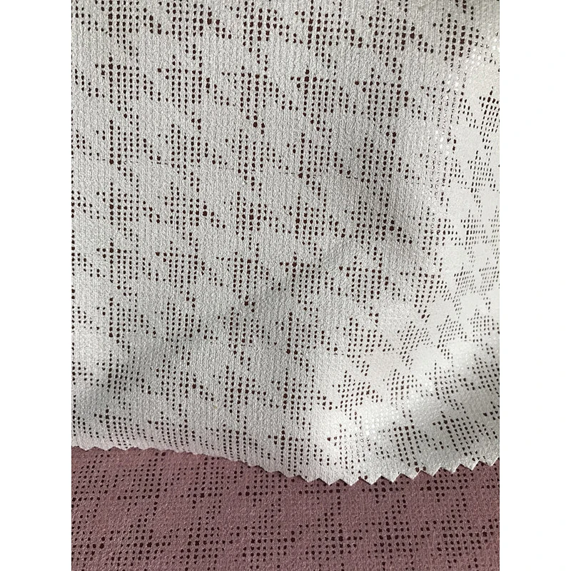 Knitting scuba suede for coat