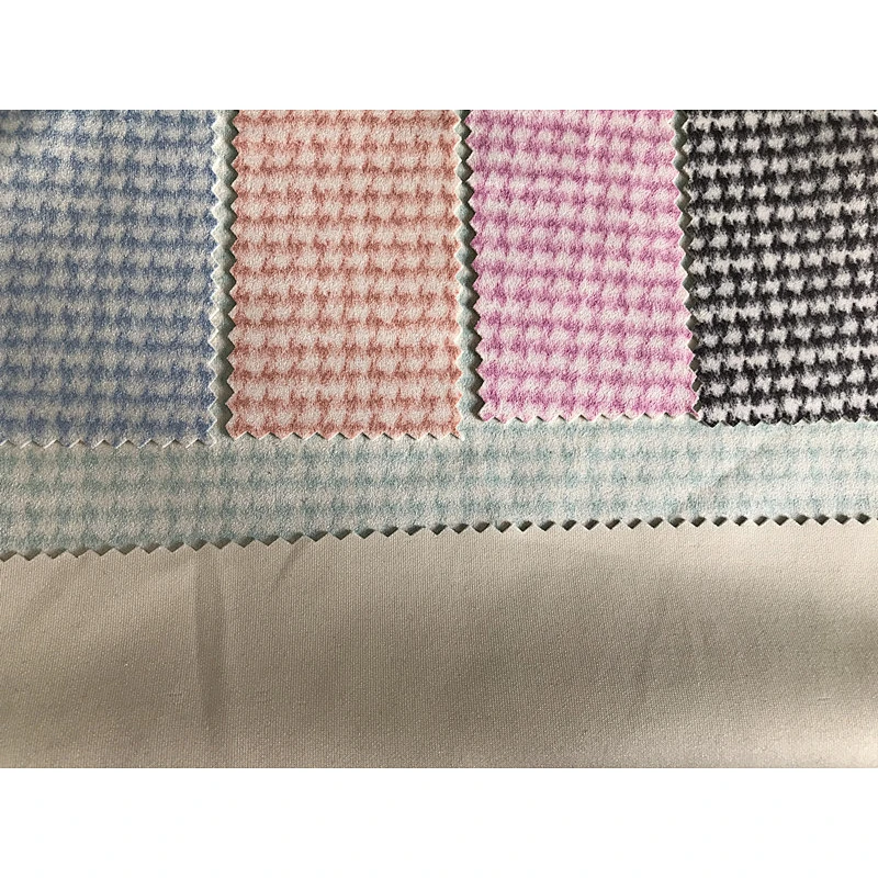 Scuba suede eco-friendly printing