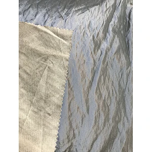 Vinyl metallic effect pu leather