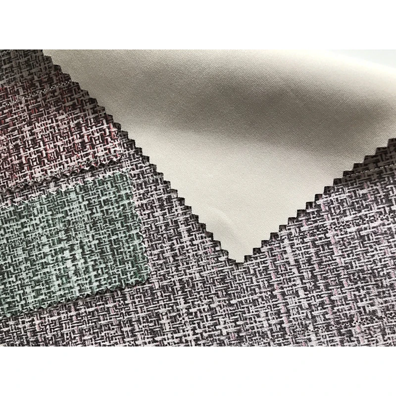 Knitting stamping suede for wollen effect