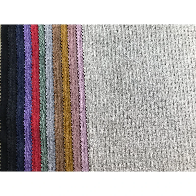 fake bamboo texture cross pattern synthetic leather