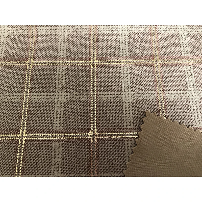 Knitting suede stamping