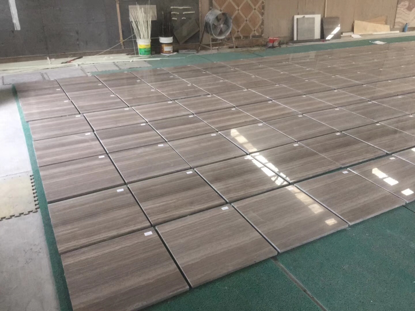 Chinese Eramosa Brown Marble stone wall tiles used for front Wall
